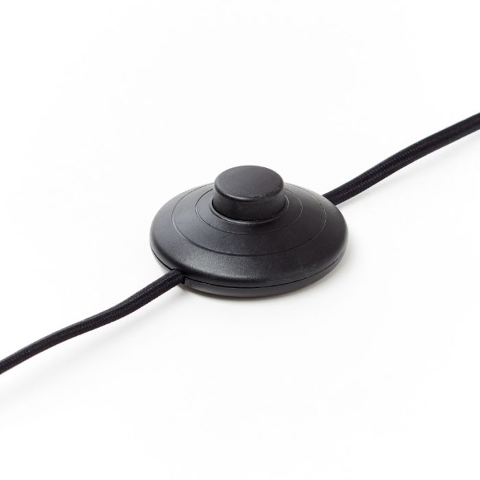 Retro Stehlampe Bernstein, Ubah, mit Schalter
