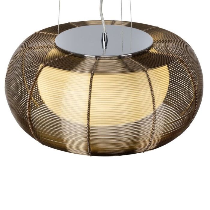 Moderne Pendelleuchte Bronze, Amela