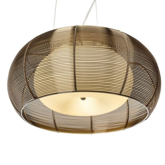 Moderne Pendelleuchte Bronze, Amela