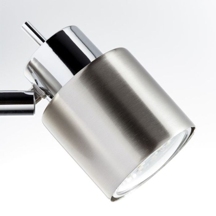 Moderne Wandleuchte Nickel, Fenne