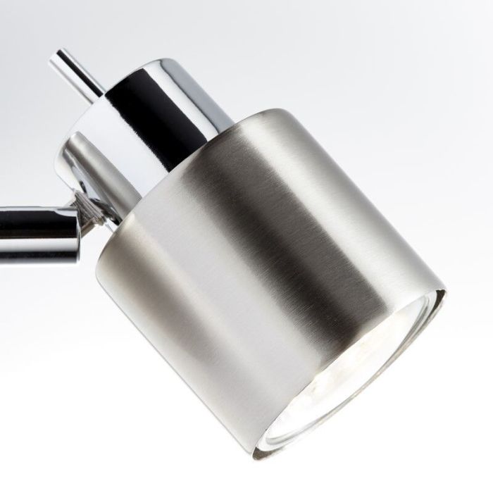 Moderne Wandleuchte Nickel, Fenne