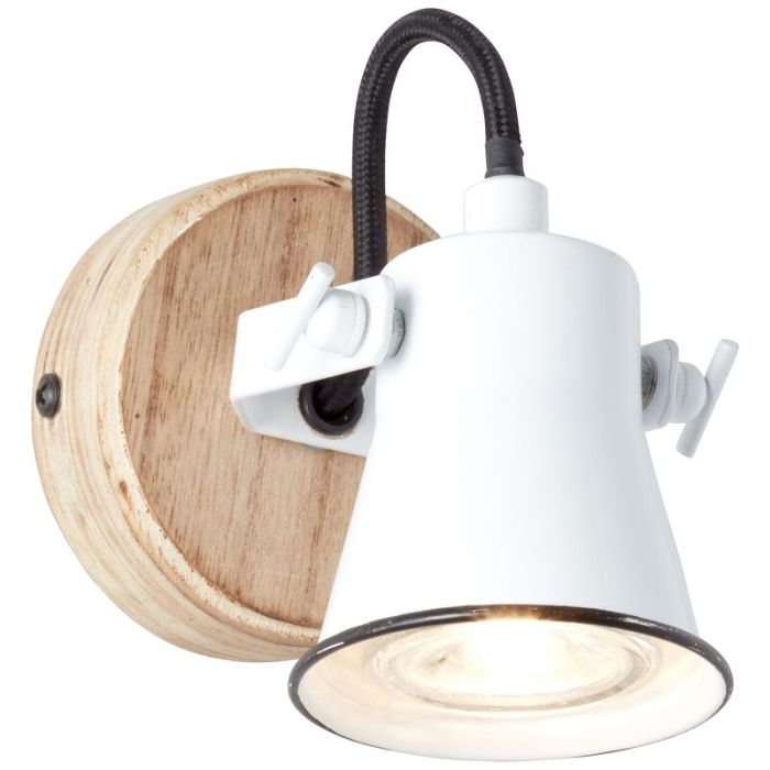 Holz Wandstrahler Braun, Carolyn