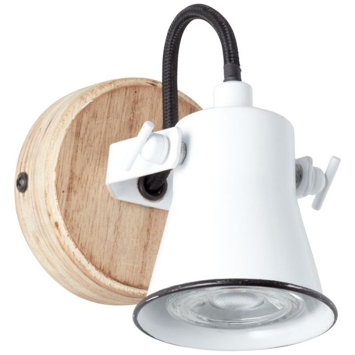 Holz Wandstrahler Braun, Carolyn