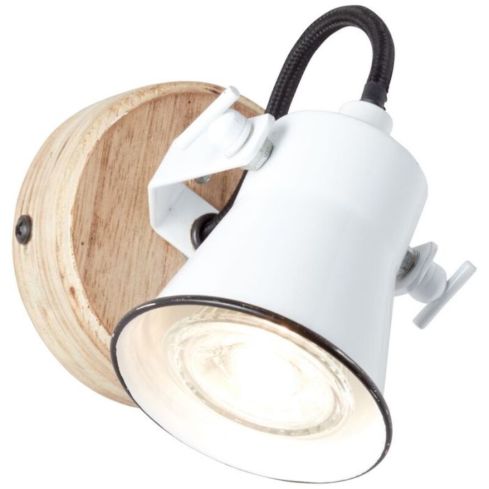 Holz Wandstrahler Braun, Carolyn