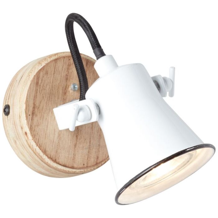 Holz Wandstrahler Braun, Carolyn