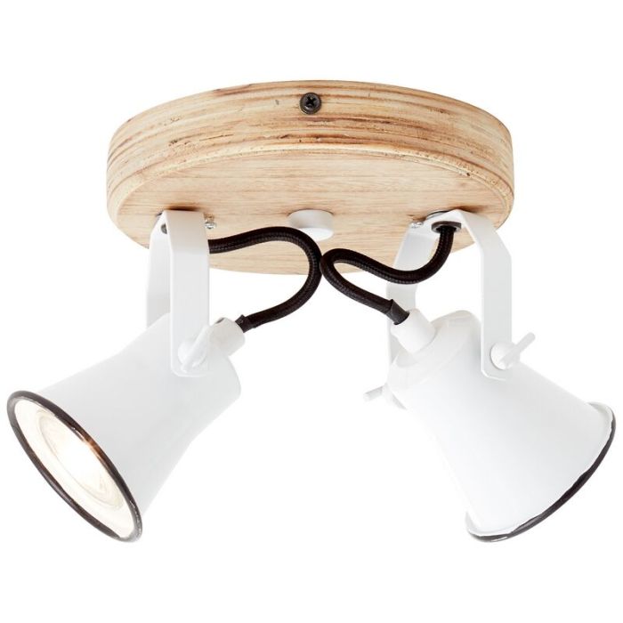 Holz Deckenstrahler Braun, Carolyn