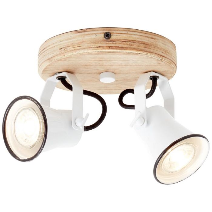 Holz Deckenstrahler Braun, Carolyn