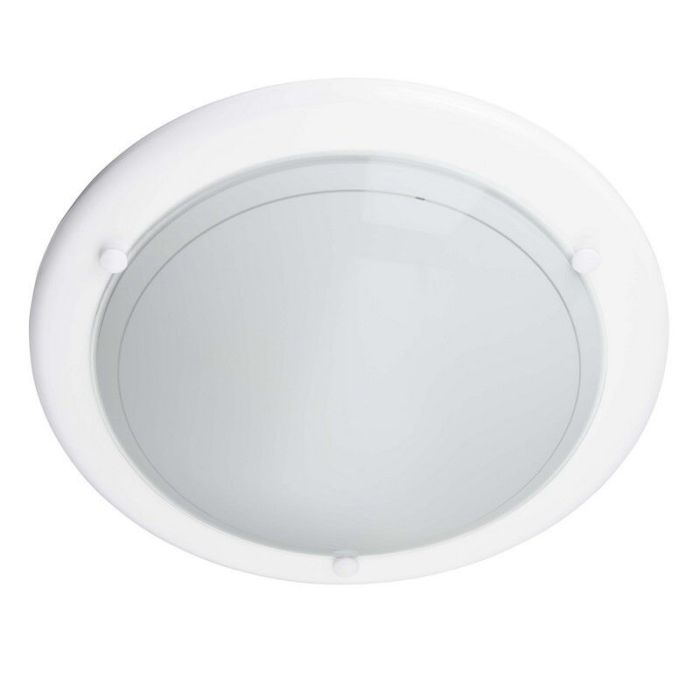 Glas Deckenleuchte Weiß, Angely