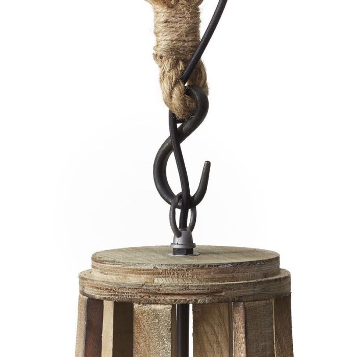 Holz Pendelleuchte Braun, Afnane