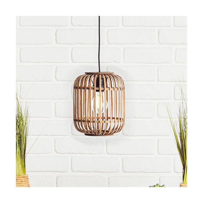 Holz Pendelleuchte Braun, Brain