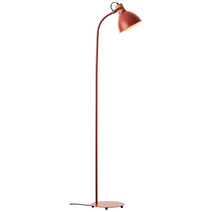 Landhaus Stehlampe Rot, Thalina, mit Schalter