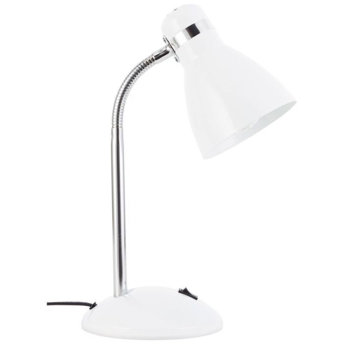 Kunststoff Schreibtischlampe Weiß, Santana, mit Schalter