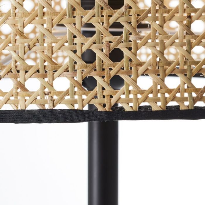 Landhaus Stehlampe Braun, Emmelie, mit Schalter