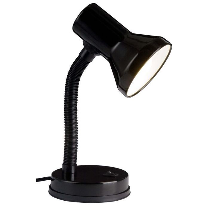 Kunststoff Schreibtischlampe Schwarz, Loet, mit Schalter