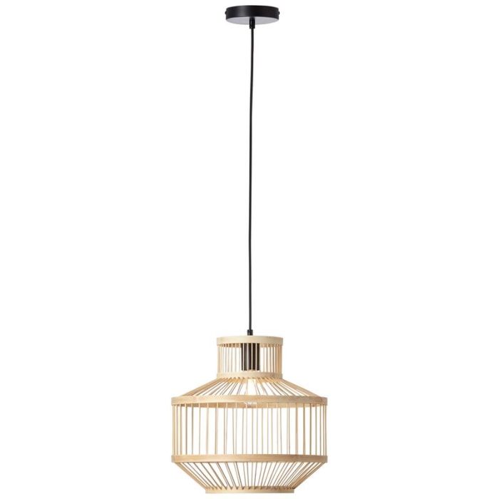 Holz Pendelleuchte Schwarz, Luit