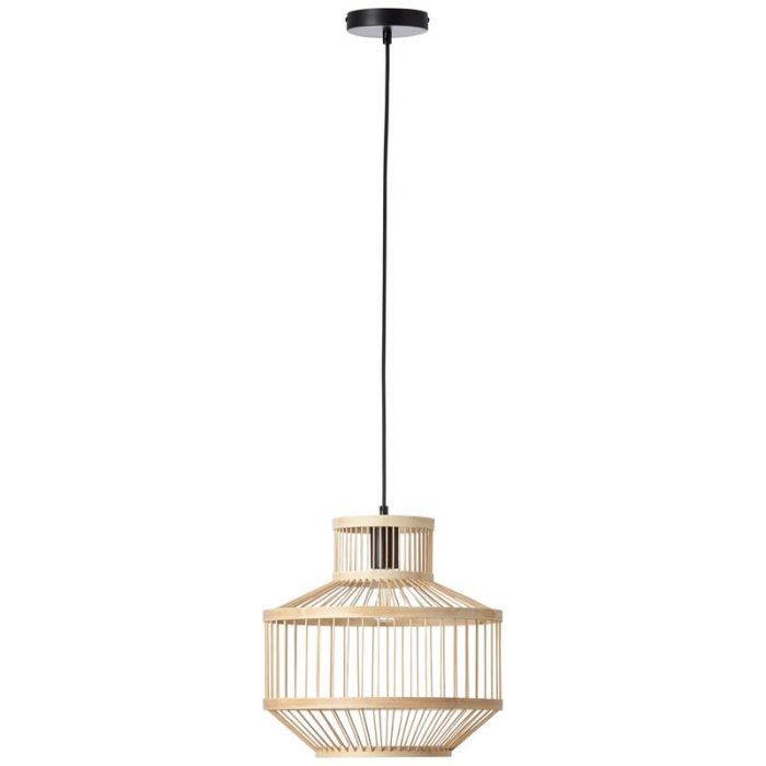 Holz Pendelleuchte Schwarz, Luit