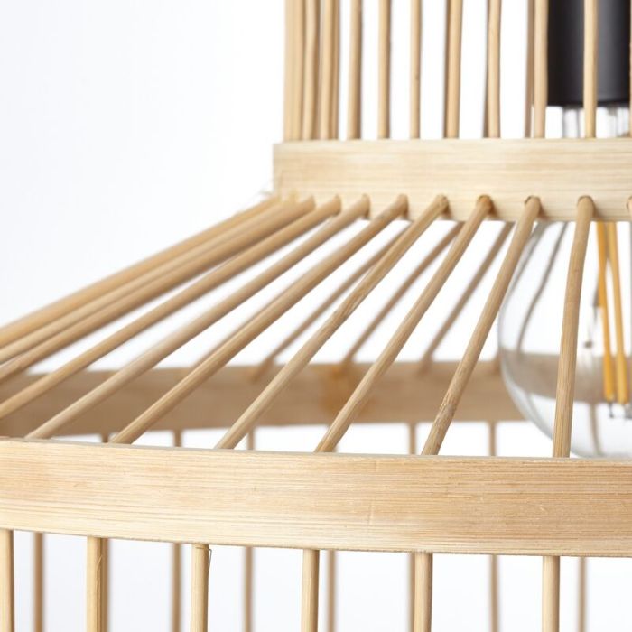 Holz Pendelleuchte Schwarz, Luit