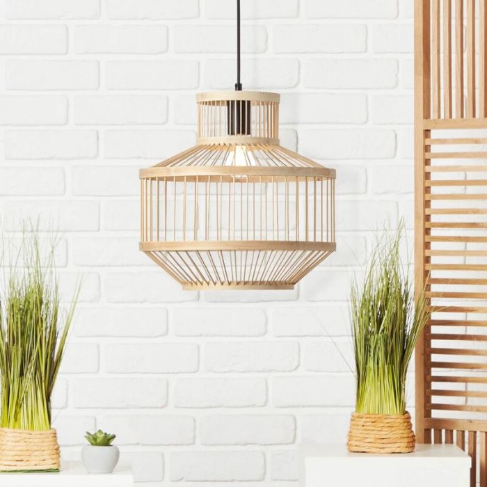 Holz Pendelleuchte Schwarz, Luit