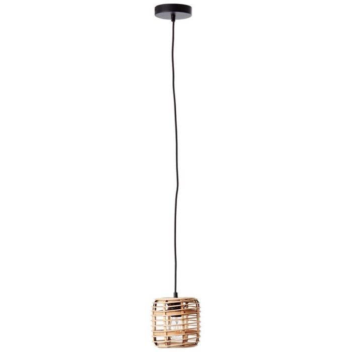 Holz Pendelleuchte Schwarz, Deacon