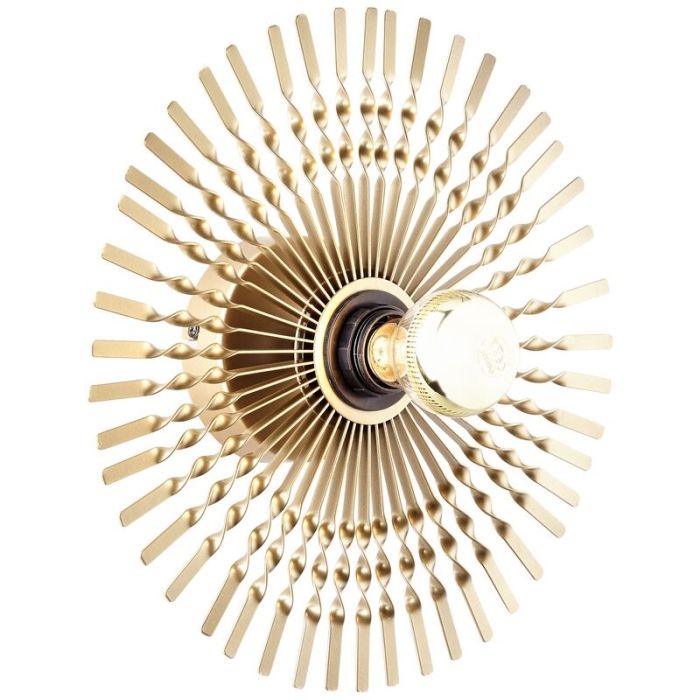Retro Wandleuchte Gold, Richelle