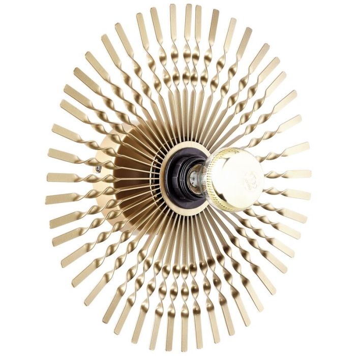 Retro Wandleuchte Gold, Richelle
