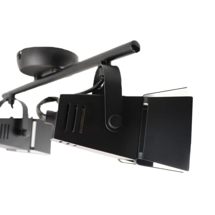 Industrielle Deckenstrahler Schwarz, Jowenna, 5W, 3000K LED
