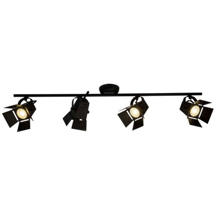 Industrielle Deckenstrahler Schwarz, Jowenna, 5W, 3000K LED