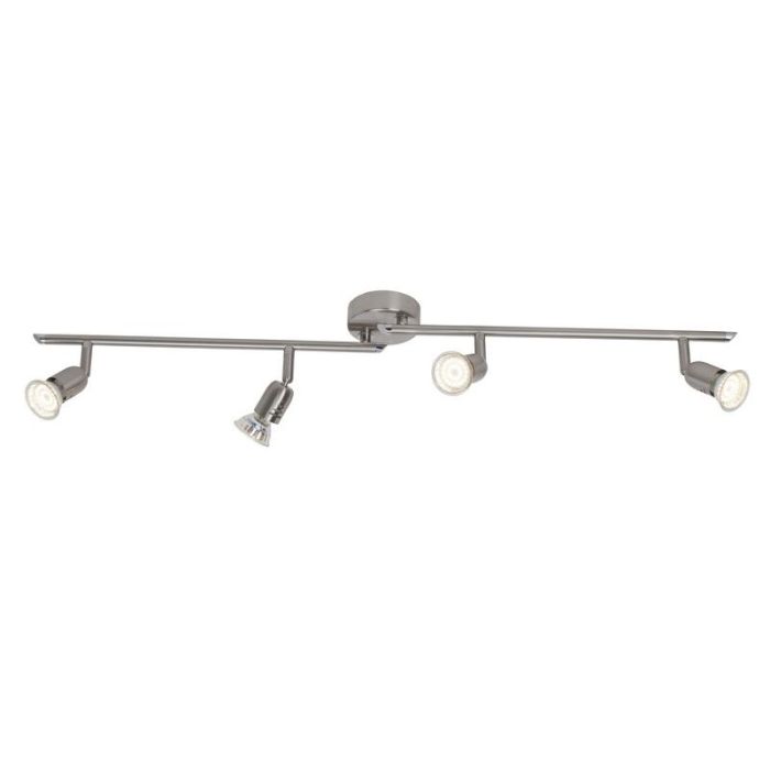 Metall Deckenstrahler Chrom, Hayo, 50W, 3000K LED