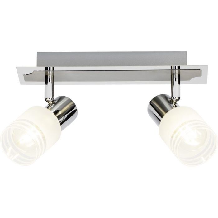 Metall Deckenstrahler Chrom, Blake, 28W, 2700K LED
