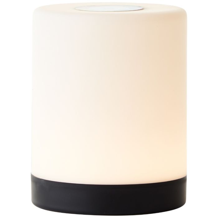 Moderne Außen Tischleuchte Schwarz, Maezon, 1W, RGBW LED, IP44, mit Touch-Dimmer