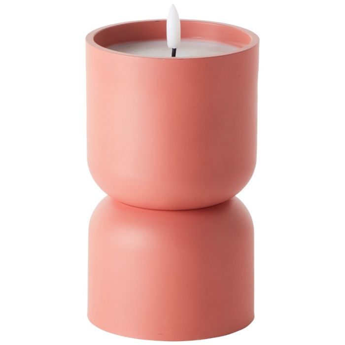 Rosa Außen-Kerzenlampe, Zaki, 2700K LED, IP44