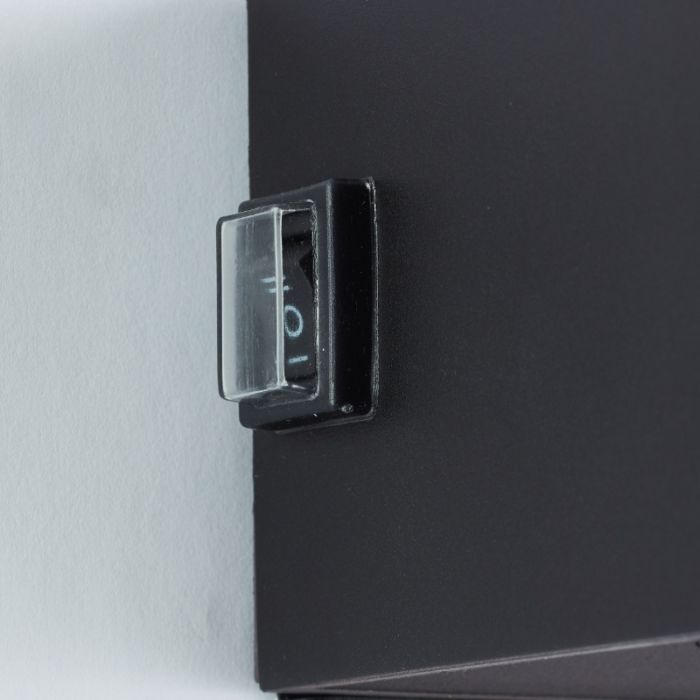 Moderne aufladbare Wandleuchte Schwarz, Puck, 4W, 3000K LED, IP44