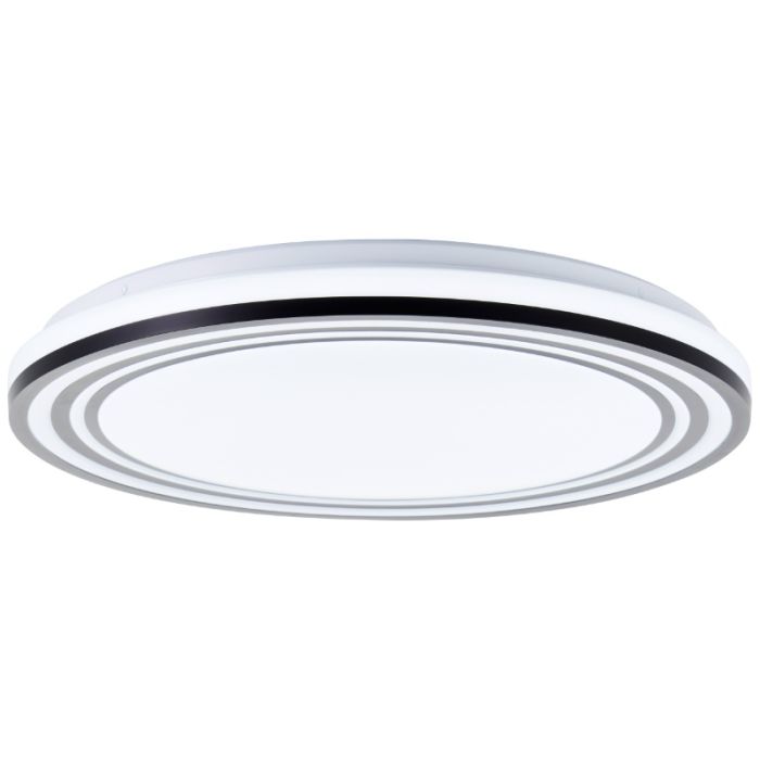Moderne Deckenleuchte Schwarz, Merlijn, 36W, White Switch LED, mit Fernbedienung