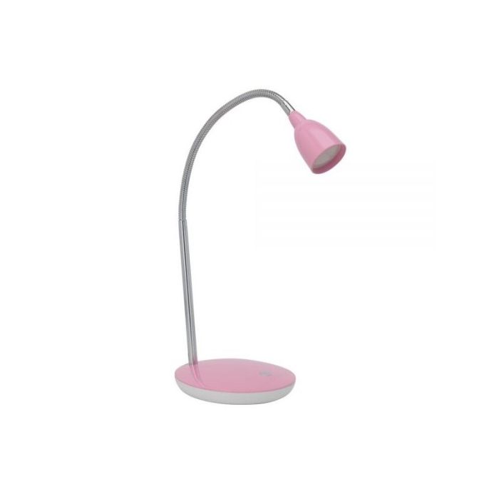 Kunststoff Schreibtischlampe Rosa, Kit, 3W, 3000K LED, mit Schalter