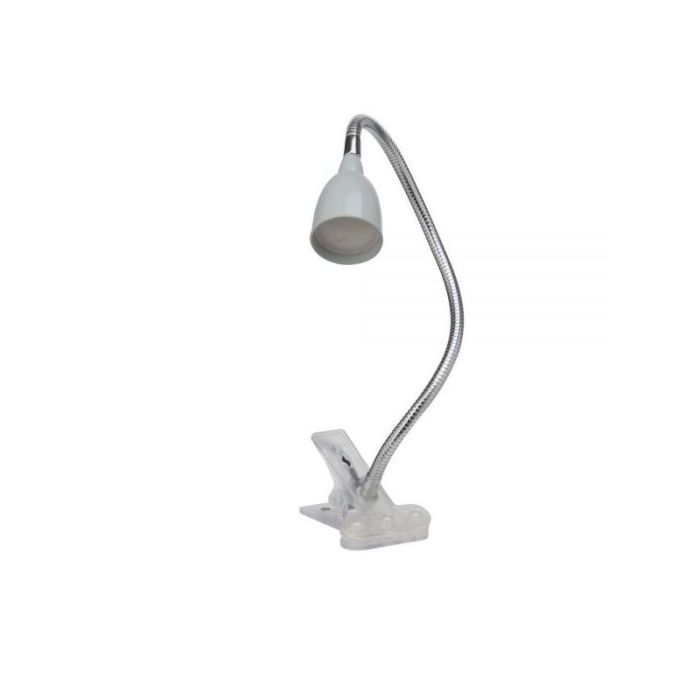 Kunststoff Klemmspot Grau, Kit, 2,4W, 3000K LED, mit Schalter
