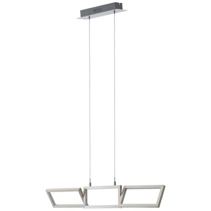 Moderne Pendelleuchte Silber, Sara, 30W, 3000K LED