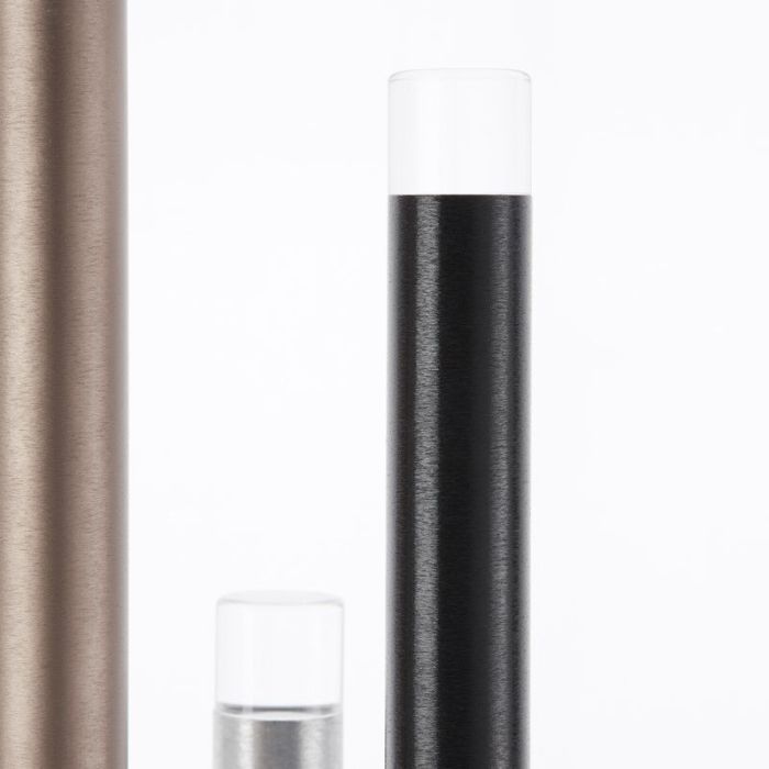 Moderne Tischleuchte Silber, Olivia, 3,5W, 3000K LED, mit Schalter