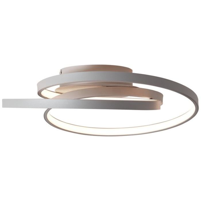 Design Deckenleuchte Grau, Milou, 40W, 3000K LED