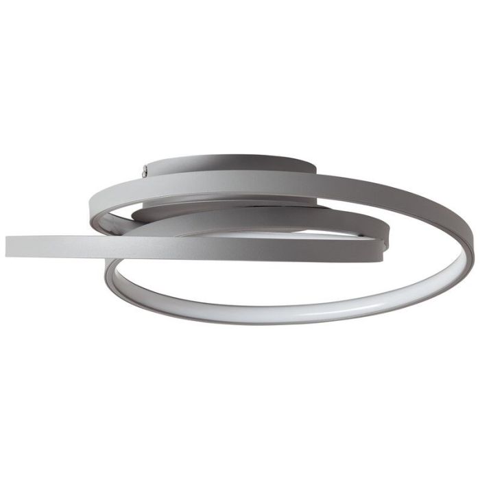 Design Deckenleuchte Grau, Milou, 40W, 3000K LED