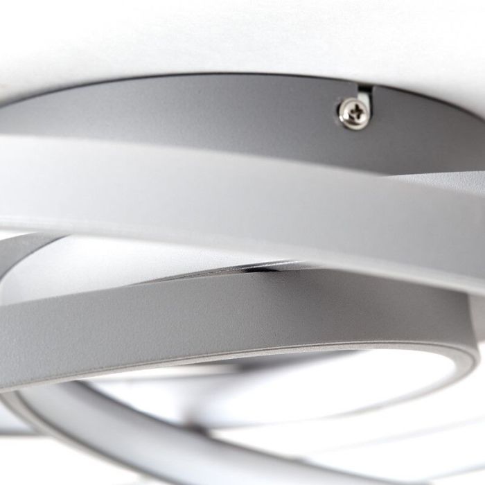 Design Deckenleuchte Grau, Milou, 40W, 3000K LED
