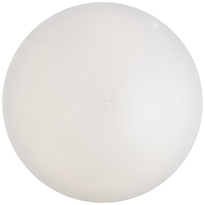 Design Deckenleuchte Weiß, Djalissa, 60W, warm- bis kaltweiß einstellbare LED, mit Fernbedienung