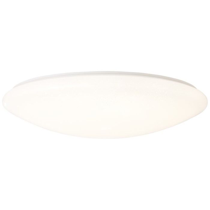 Design Deckenleuchte Weiß, Djalissa, 60W, warm- bis kaltweiß einstellbare LED, mit Fernbedienung