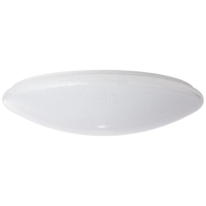 Design Deckenleuchte Weiß, Djalissa, 60W, warm- bis kaltweiß einstellbare LED, mit Fernbedienung