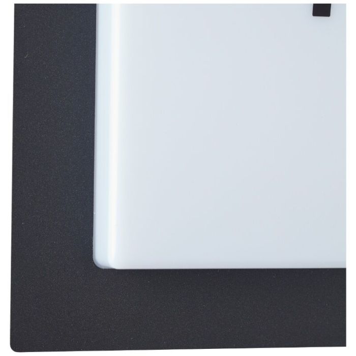 Aluminium Hausnummer Beleuchtung Schwarz, Nurcan, 15W, 3000K LED, IP44