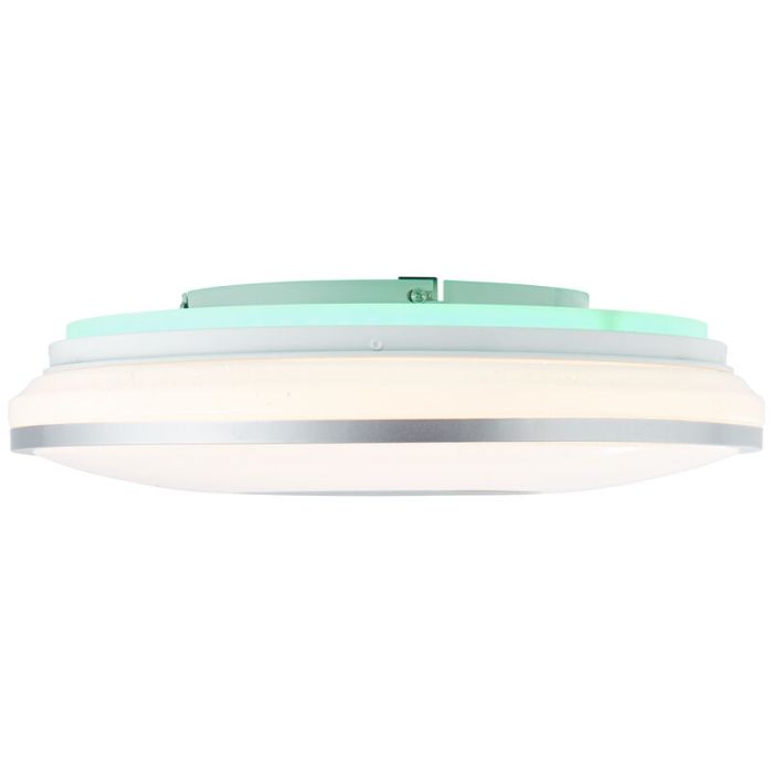 Moderne Deckenlampe Weiß, Guled, 24W, in Lichtfarbe einstellbare LED, mit Fernbedienung