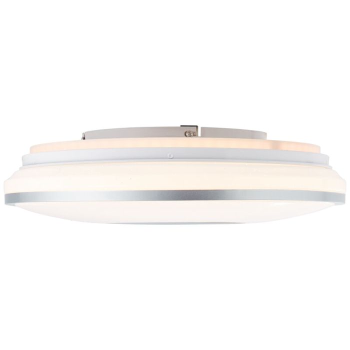 Moderne Deckenlampe Weiß, Guled, 24W, in Lichtfarbe einstellbare LED, mit Fernbedienung