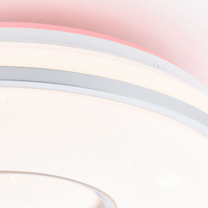 Moderne Deckenlampe Weiß, Guled, 24W, in Lichtfarbe einstellbare LED, mit Fernbedienung