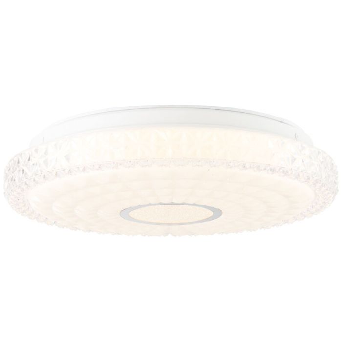 Design Deckenlampe Chrom, Jenine, 12W, 3000K LED