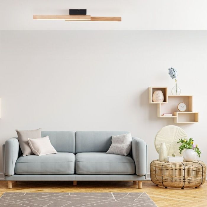 Landhaus Deckenleuchte Braun, Renuka, 11W, 3000K LED