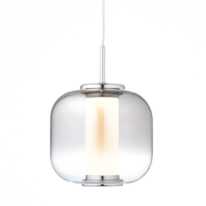 Design Pendelleuchte Chrom, Emmely, 7W, 3000K LED